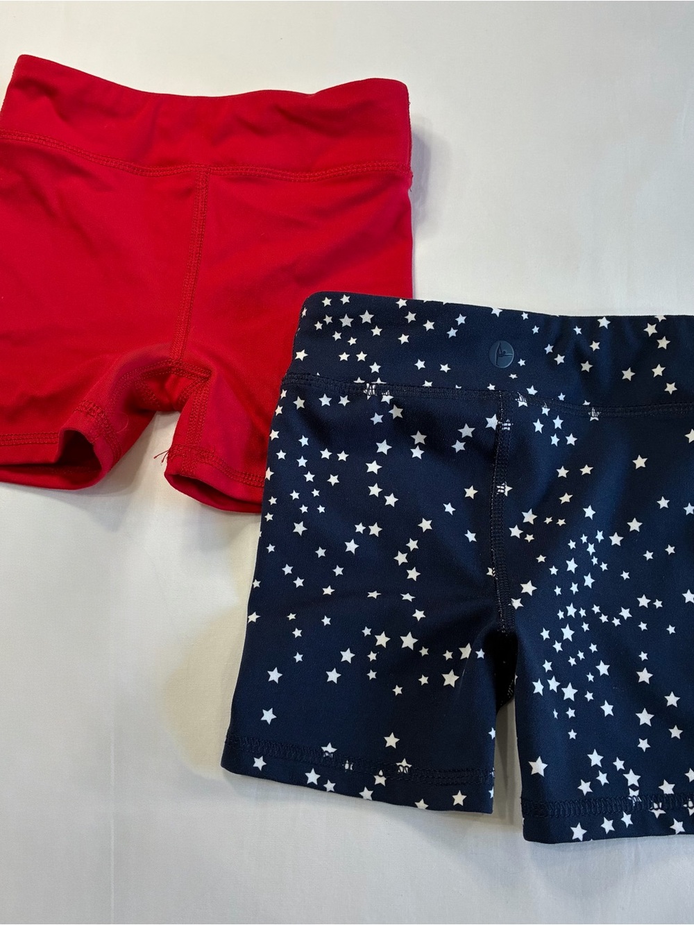 90 Degree by Reflex Girls 3T Bike Shorts 2 Pack